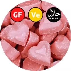 Pink Chocolate Hearts